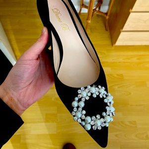 Diane B embellished flats